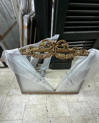 Cimasa Antica in Legno Dorato - Fregio Luigi XVI
