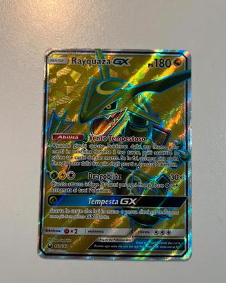 Pokémon Rayquaza GX Full Art 160/168