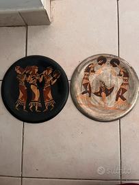 Piatti egiziani in rame da muro vitange