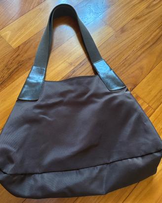 Borsa marrone nylon e pelle Brics ORIGINALE