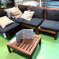 4 IKEA NAMMARO Poltrona da giardino con cuscini 