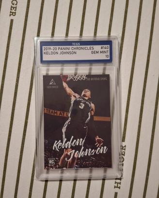 Figurina Keldon Johnson gradata TCGS 10