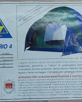 tenda da campeggio