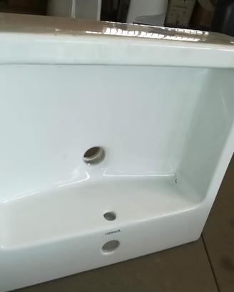 NUOVO Lavabo ad appoggio Duravit Vero 045250 bianc