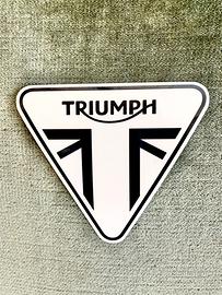 Adesivi Logo Triumph Nero sfondo Trasparente