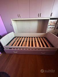 Letto camera singolo doppio Cameretta