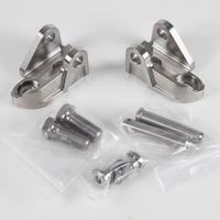 supporti pedane titanio Honda cr crf