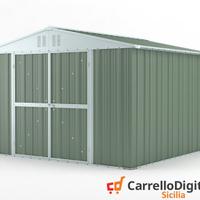 Box struttura lamiera Acciaio 327x307 verde