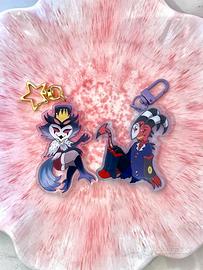 Acrylic Keychains Stolas and Blitzo Helluva boss