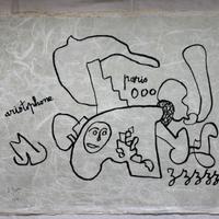 Gaston Chaissac - litografia su carta giapponese