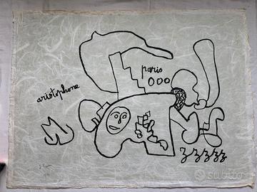 Gaston Chaissac - litografia su carta giapponese