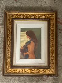 Quadro Attilio Castiglioni  “nudo di fanciulla”