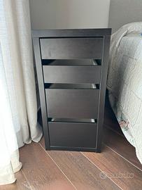 Cassettiera nera ikea micke