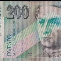 banconota 200 korun Slovacchia