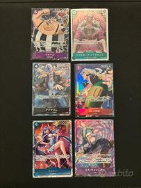 One piece Carte giapponesi