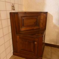 Panca ad angolo in legno massello
