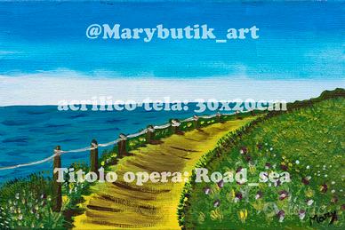 Dipinti su tela - acrilico. Realizzati a mano.