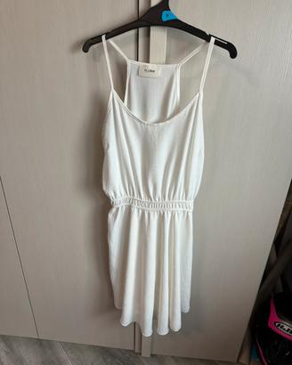Vestito bianco estivo corto