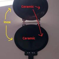 Crepiera DeAgostini acciaio inox e ceramica
