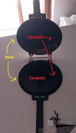 Crepiera DeAgostini acciaio inox e ceramica