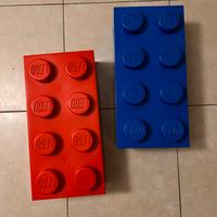 Coppia Contenitori LEGO Storage Brick 8