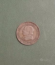 moneta 1 Soldo 1866 - stato pontificio