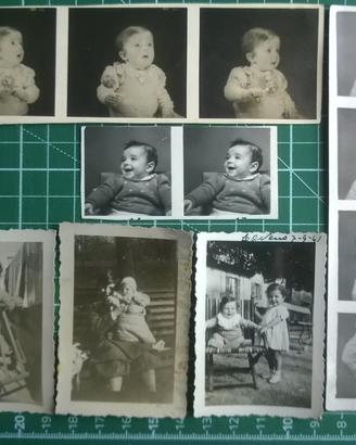 Lotto 39 foto d'epoca BABY BIMBI '30s-70s a b/n