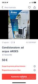 Condizionatore ad acqua.  Ardes Nuovo