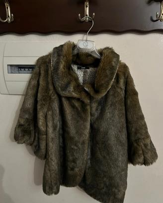 Cappotto pelliccia sintetica donna Zuiki tg.S