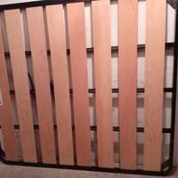 Rete matrimoniale a doghe piu materasso 