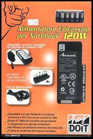 Alimentatore Universale AX120-AAC per Notebook