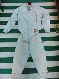 Divisa da scherma uomo giacca + pantalone 