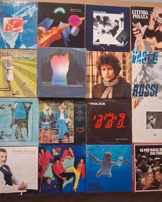Vinili Vasco,  D. Straits, Battiato, B. Dylan, ...