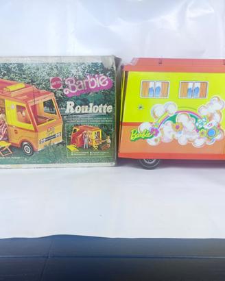 Roulotte Barbie con scatola, istruzioni, catalogo