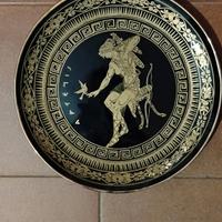 Piatto decorativo greco vintage 