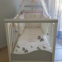 Lettino Bimbo AZUR  con baldacchino