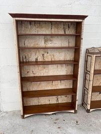 libreria americana in legno di betulla