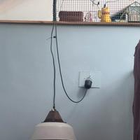 Lampada industriale vintage smaltata