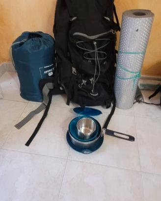 zaino scout sacco a pelo gavetta stuoino