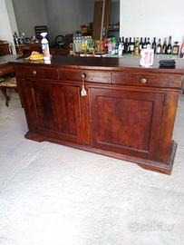 Credenza madia antica in legno massello