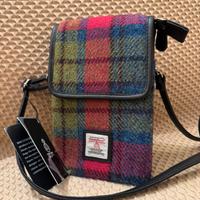 HARRIS TWEED Borsa Borsello Tartan Scozia Nuova
