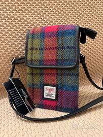 HARRIS TWEED Borsa Borsello Tartan Scozia Nuova