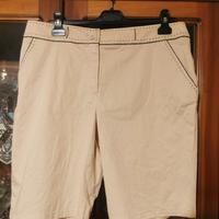Bermuda donna beige taglia 48 Luisa Spagnoli