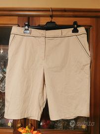 Bermuda donna beige taglia 48 Luisa Spagnoli