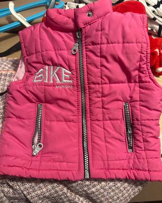 Gilet bimba rosa