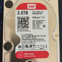 HD WD RED NASWARE SATA3 3TB WD30EFRX 