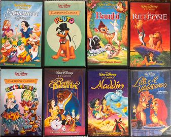 VHS cassette originali Walt Disney