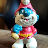 Grande Puffo Babbo Natale Smurf Peyo 1981
