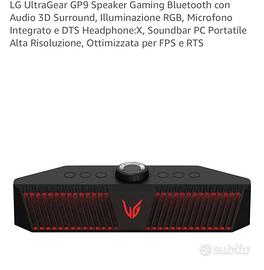 LG UltraGear GP9 Speaker Gaming Bluetooth