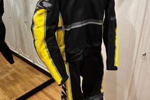 Tuta moto pelle Spyke Racing 2 pz tg 48 mai usata